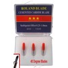 Bridge Cutters 3-Pack Roland Type Replacement Cemented Carbide Blade Set