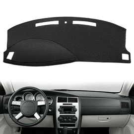 Dash Cover Mat Custom Fit for Dodge Charger Magnum Dashboard Cover Cap Pad Carpet J210 (Black)