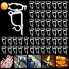 TITE 100 PCS Mini Plastic Gutter Hanging Hooks Outdoor Christmas
