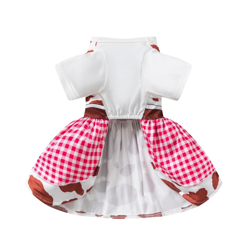 Disfraz de Halloween para perro, vestido de vaquera (L)