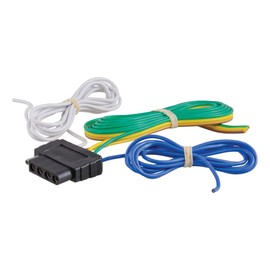 CURT 58530 Vehicle-Side 5-Pin Flat Trailer Wiring Harness with 60-Inch Wires