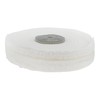 White Close Stitched Metal Polishing Buffing Mop 6" x 1"