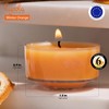 HYOOLA Scented Tealight Candles - Clear Cup - Winter Orange