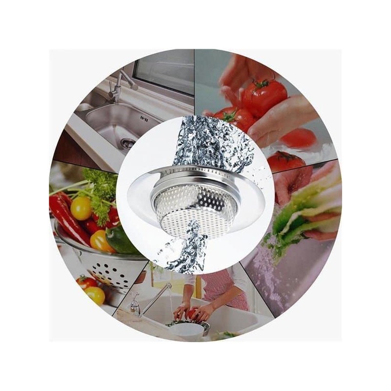 Buy-Simplicity® Sink Strainer for Kitchen Bathroom - Free of Rust
