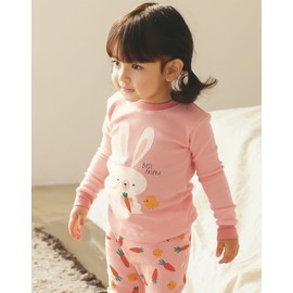 VAENAIT BABY Toddler Kids Boys Girls Animal 100% Cotton Sleepwear Pajamas Set Rabbit Crew M