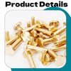 Zhooooonglf Brass Chicago Screws 8×4×15mm 12Pack Rivets Bookbinding Stud Screws