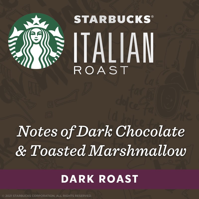 Starbucks by Nespresso Original Line Dark Roast Italian Roast Coffee,