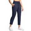 YYV Women's Pants with 3 Pockets High Waisted Golf Athletic