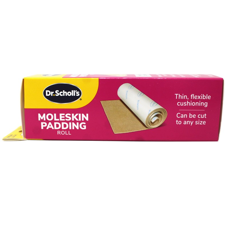 Dr. Scholl's Moleskin Plus Padding Roll 1 Each (Pack of