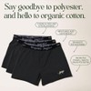 Organic Jaguar Boxers for Men, 3 Pack, Small, 100% Organic