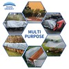 RAIANDEWAY Tarps Heavy Duty Waterproof 6x8 Feet,10Mil UV Resistant Poly