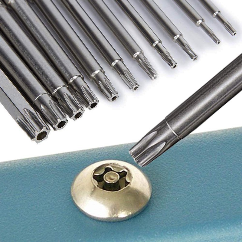 Saipor 11 Piece T6-T40 Torx Bits Screwdriver Set Magnetic Torx