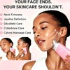 Gua Sha Neck Cream with Built In Gua Sha Massager,