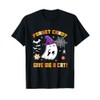 Forget Candy Give Me A Cat Groovy Ghost Holding Black