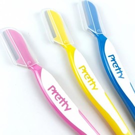Pretty Kai 3 Color Eyebrow Blade Eyebrow Razor Cleaner Beauty Tool Facial Brow Trimmer Men 1 3 Pieces / 프리티카이 3색 눈썹칼 눈썹 면도기 클리 너 뷰티 도구 페이 셜 브로 트리 머 남자 1 3개입