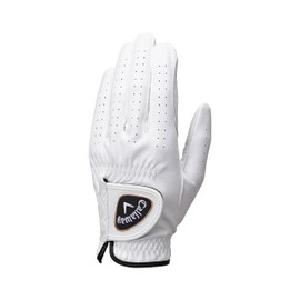 Callaway Gloves HYPER HYBRID LH WHT 26 25 (26 cm, Left Hand Worn [Right Handed]), White, Men's