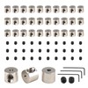 Pin Keepers Pin Locks, 30pcs Pin Backs Locking Clasp Pin
