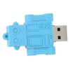 Cartoon U Disk Blue Robot Appearance High Speed Bulk Storage