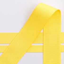 Italian Options Grosgrain Ribbon, 25mm x 10 Metre Roll, Yellow