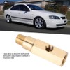 Mini Split Gauge Adapter Oil Pressure Gauge Adapter 0.25NPT Brass