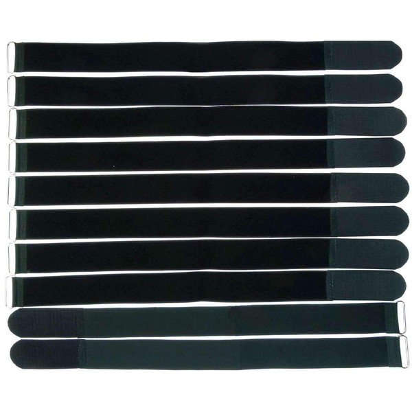 10 x 80 cm x 50 mm Resealable Velcro Cable