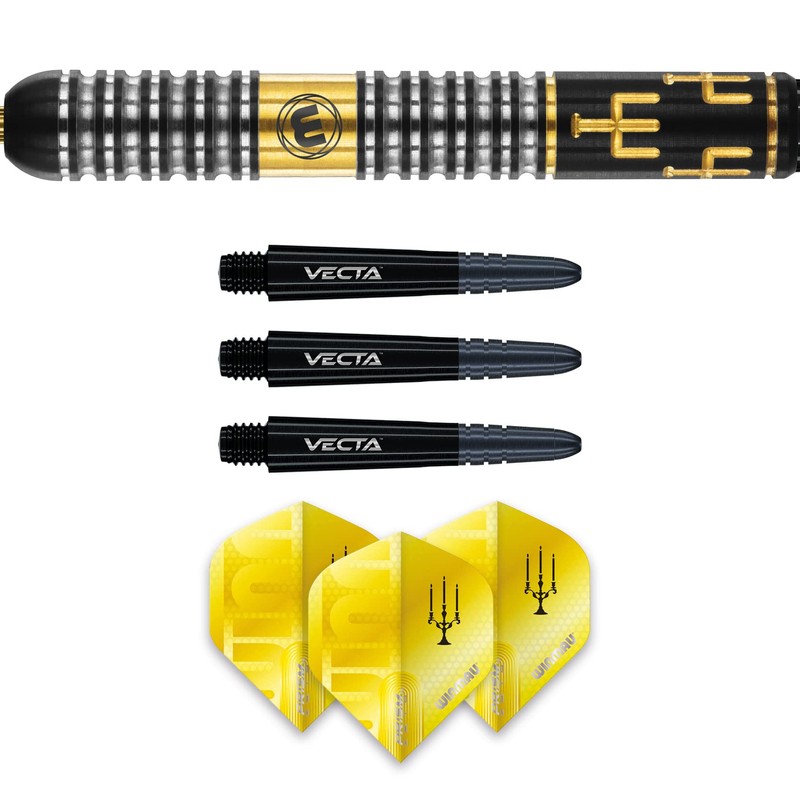 WINMAU Bobby George 24 gram Tungsten Darts Set with Flights