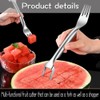 DOGGER 2-in-1 Watermelon Cutter Slicer Tool with Fork Stainless Steel
