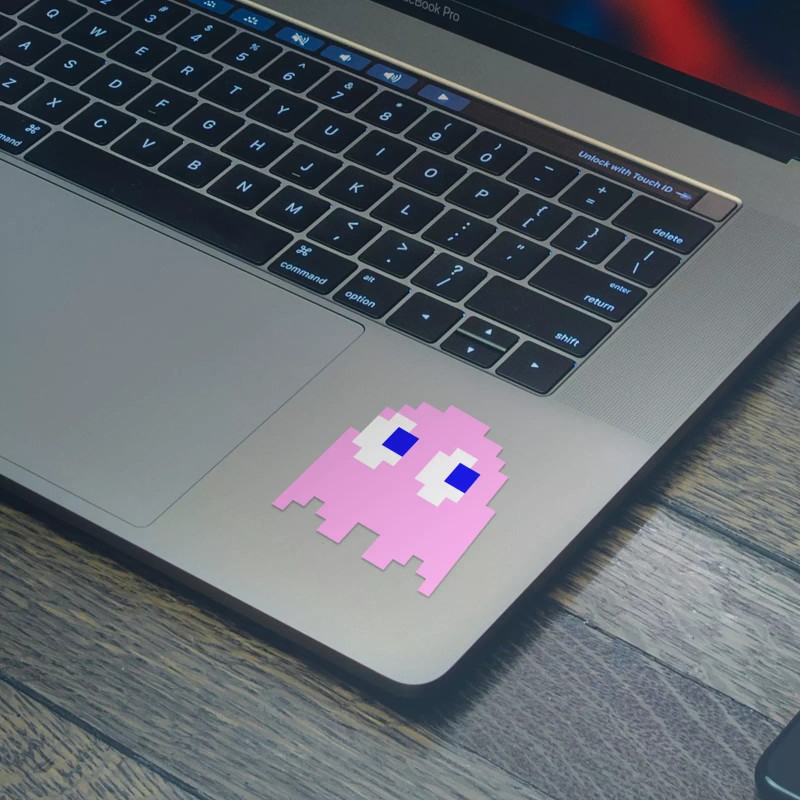 Unbranded 80s Pacman Family Arcade Sprites Vinyl Decals for Car