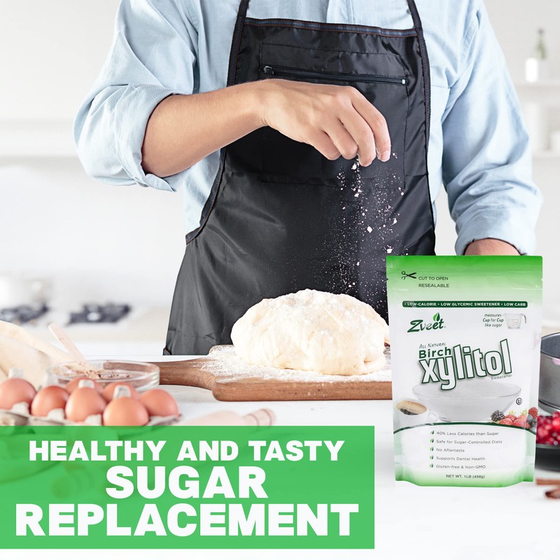 Zveet Birch Xylitol Sweetener | Keto Friendly, Non GMO Low