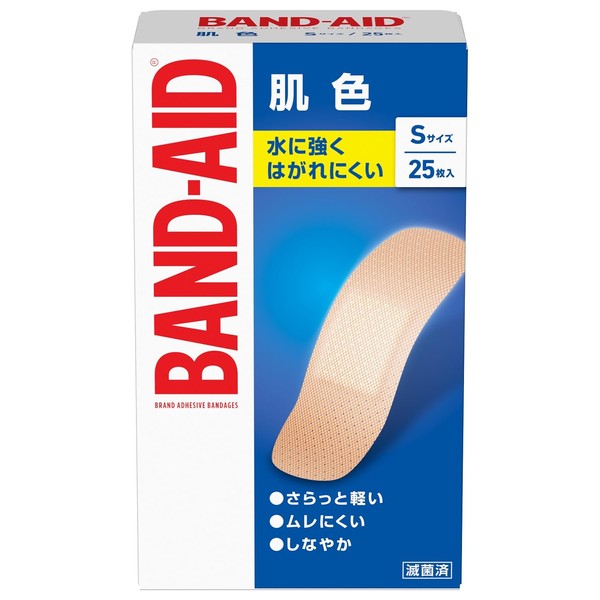BAND-AID(バンドエイド) 救急絆創膏 肌色タイプ Sサイズ 25枚