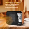 Comfort Zone Space Heaters for Indoor Use, Portable Heater, Fast