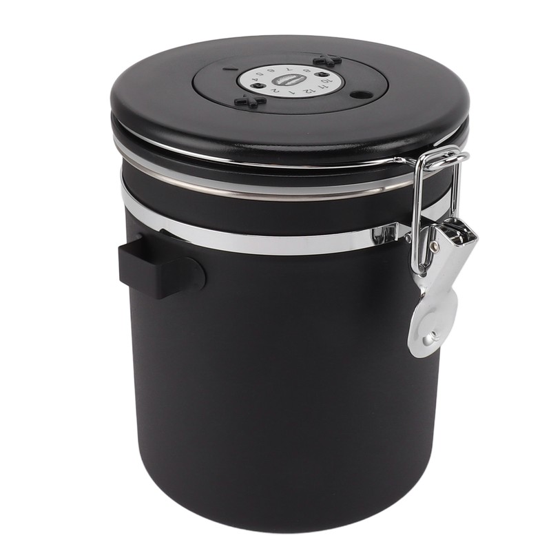1.5L Coffee Canister Coffee Container with Scoop Date Tracker Stainless