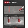 Dry Diamond Drill Bits, 3/16" 1/4" 5/16" 3/8" 1/2" Tile