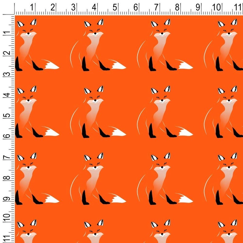 GRAPHICS & MORE Stylish Red Foxy Fox Gift Wrap Wrapping