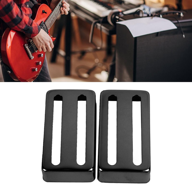2pcs Guitar Humbucker Pickup Cover, Premium Brass Guitar Pickup Shell