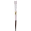 Ishida Chopsticks Dishwasher-Safe Pastel Flowers (Flower Pattern), Wooden (Natural Wood),