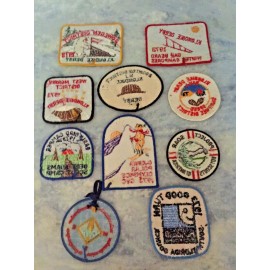 10  Different Vintage BSA Patches Klondike etc