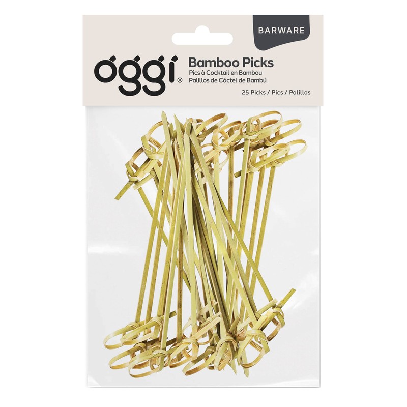 Oggi Picks, Bamboo, Cocktail Sticks (7683.)