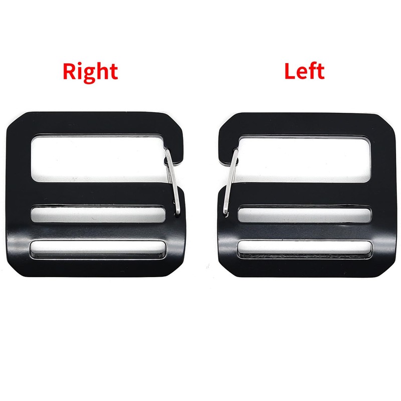 2PCS Adjustable Spring Door Push to Open G Shaped Buckle