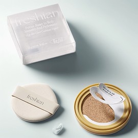 Anjumain Freshian Egglike Cover Cushion Foundation Refill 12g, No. 201 Light Beige × 1 / freshian 에그라이크 커버 쿠션 파운데이션 리필 12g, 201호 라이트 베이지 × 1개