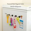 Neosmuk Magnetic Hooks,Heavy Duty Earth Magnets with Hook for Refrigerator,