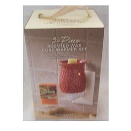 Sonoma 3 Piece Fragrant Warmer Set New in Gift Box Pumpkin Spice & Cinnamon