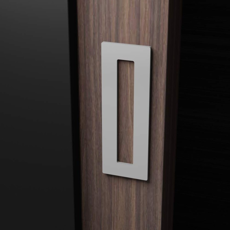 Sliding Aluminium Barn Door Handle Set 2 Pack STQ Adhesive