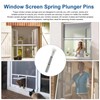 30 Pack Window Screen Plunger Latches 5/32" x 1-1/2", Plunger