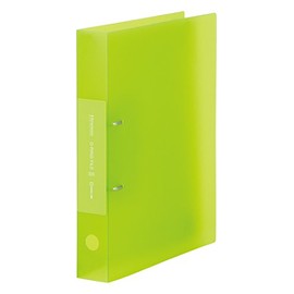 King Jim 652TSP Kimi D-Ring File (Transparent) Simply Yellow-Green A4