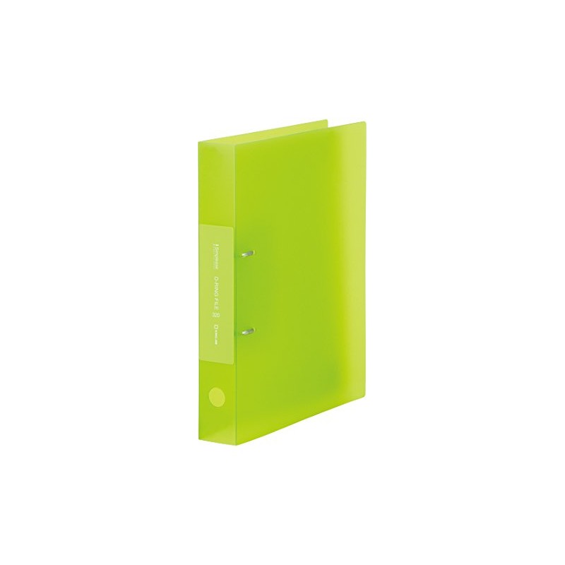 King Jim 652TSP Kimi D-Ring File (Transparent) Simply Yellow-Green A4