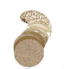6 Pcs Glitter Champagne Gold Paper Circle Dots Garland (52
