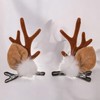 MIJOMA Reindeer Hair Clips - Festive Hair Accessories for Christmas,