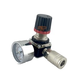 All Tool Depot Compatible/Replacement for Makita Air Compressor Regulator MAC2400 MAC5200 MAC700 w/Gauge, M-Style Industrial Quick Coupler Kit