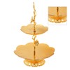 2 Layer Cupcake Stand European Style Gold Cupcake Stand Easy
